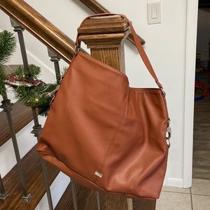 Jewell by THIRTY ONE Fashion Games COGNAC WOODS PEBBLE Purse Shoulder Bag